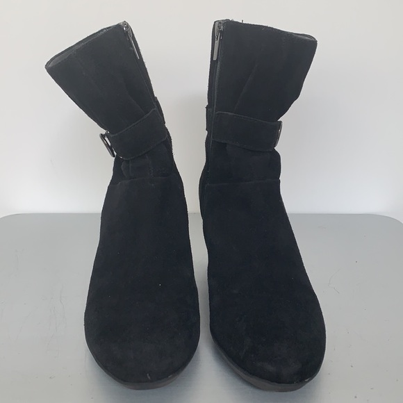 Winterized suede mod calf booties - Picture 2 of 6